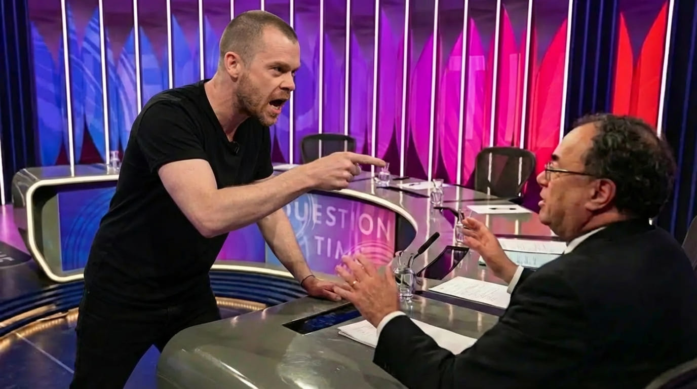 Gary Stevenson confronting Governor Bailey on BBC Question Time